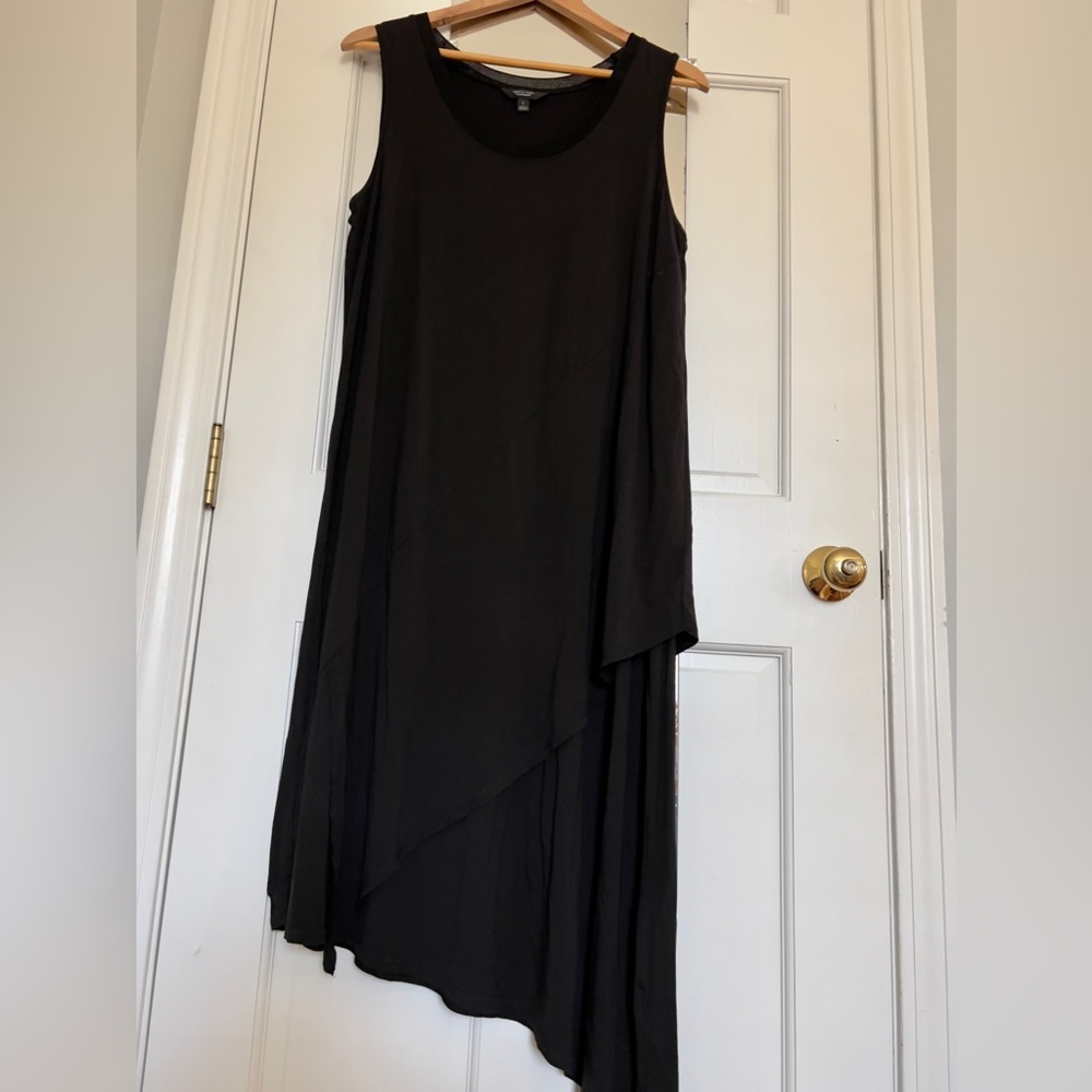 Simply Vera Wang Large Black Asymmetrical Column Dress
